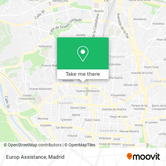 How to get Europ in Madrid by Bus, Metro Train?