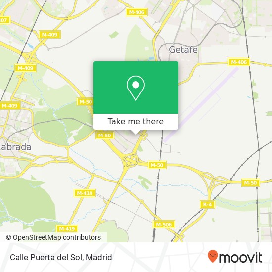 mapa Calle Puerta del Sol