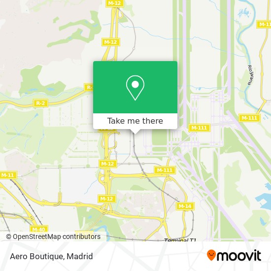 mapa Aero Boutique