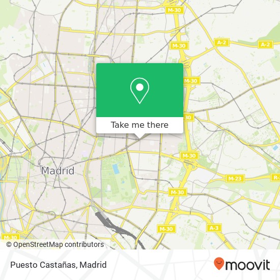 Puesto Castañas map