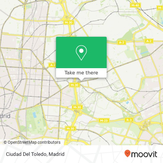 Ciudad Del Toledo map