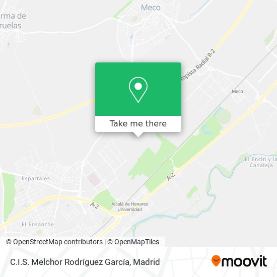 C.I.S. Melchor Rodríguez García map
