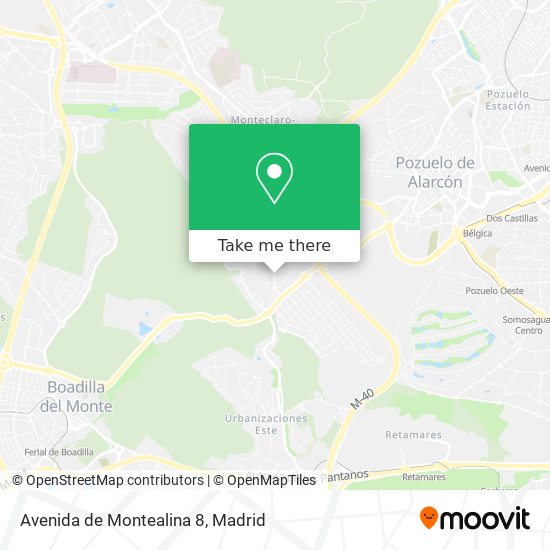 Avenida de Montealina 8 map