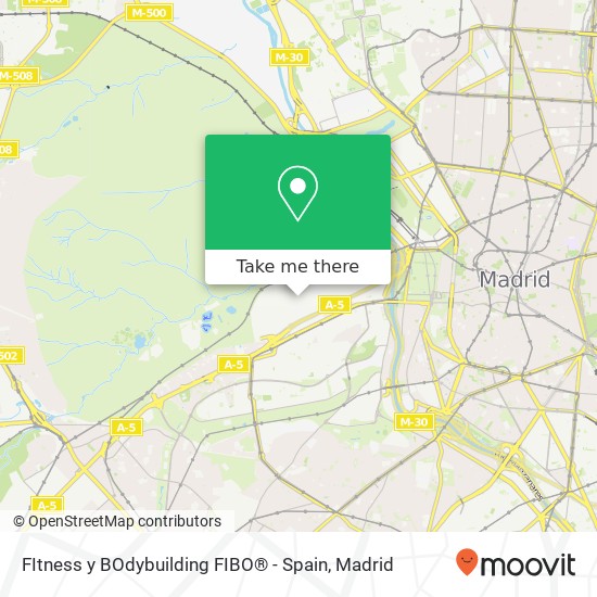 FItness y BOdybuilding FIBO® - Spain map