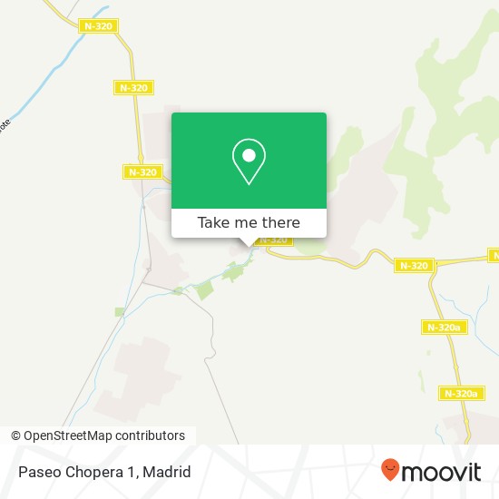 mapa Paseo Chopera 1