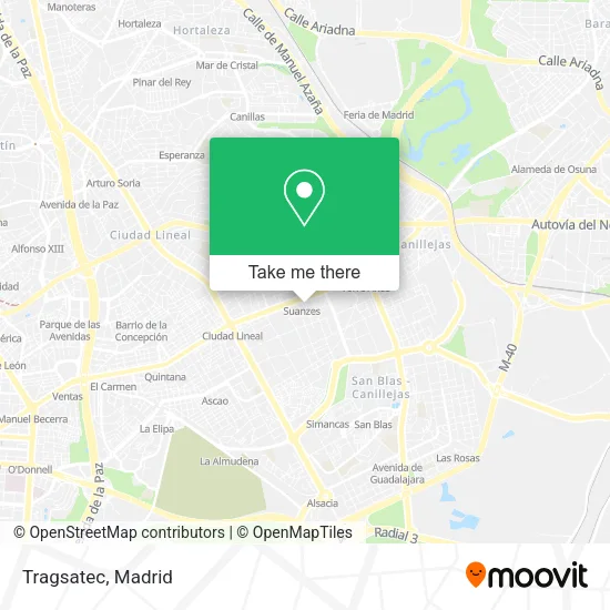 Tragsatec map
