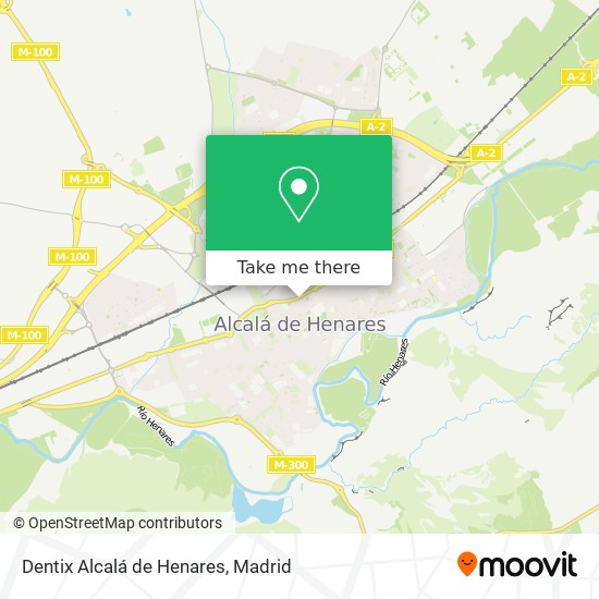 Dentix Alcalá de Henares map