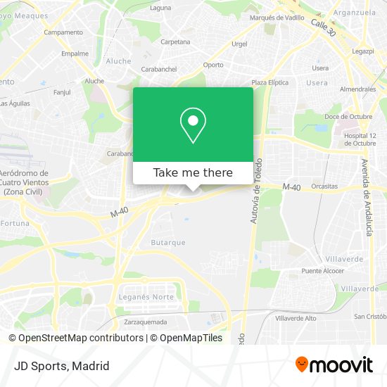 mapa JD Sports