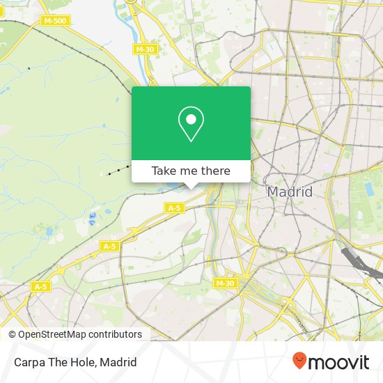 mapa Carpa The Hole