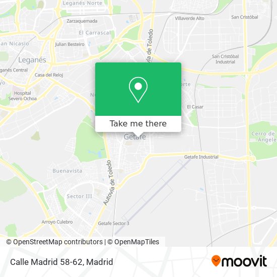 Calle Madrid 58-62 map