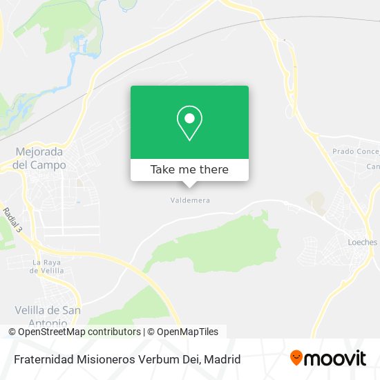 Fraternidad Misioneros Verbum Dei map