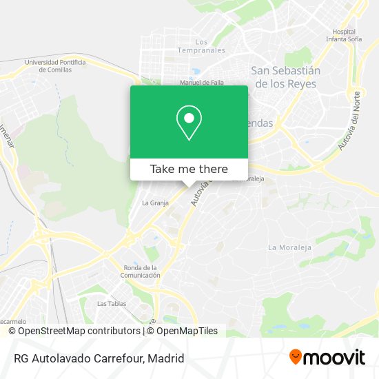 RG Autolavado Carrefour map