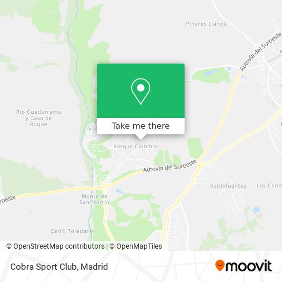 mapa Cobra Sport Club