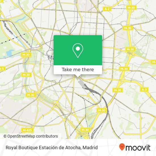 Royal Boutique Estación de Atocha map