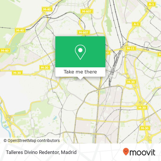 Talleres Divino Redentor map