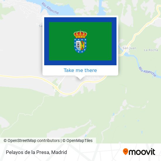 Pelayos de la Presa map