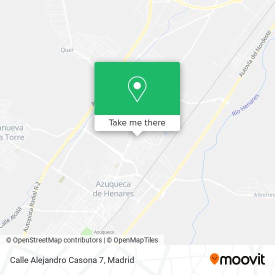 mapa Calle Alejandro Casona 7