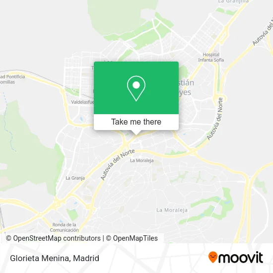 Glorieta Menina map