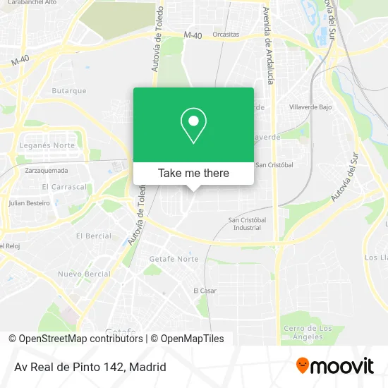 Av Real de Pinto 142 map