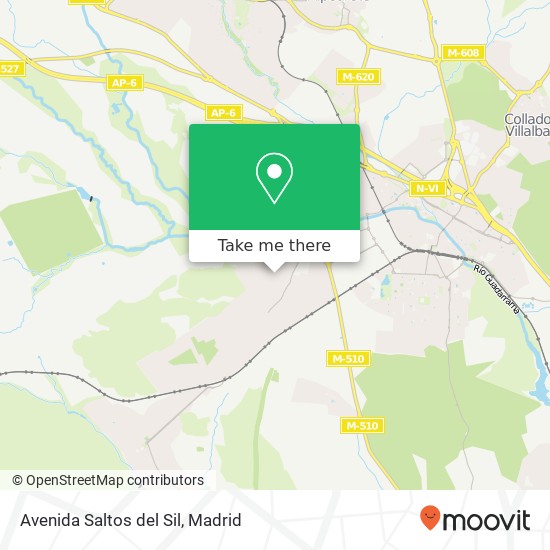 mapa Avenida Saltos del Sil