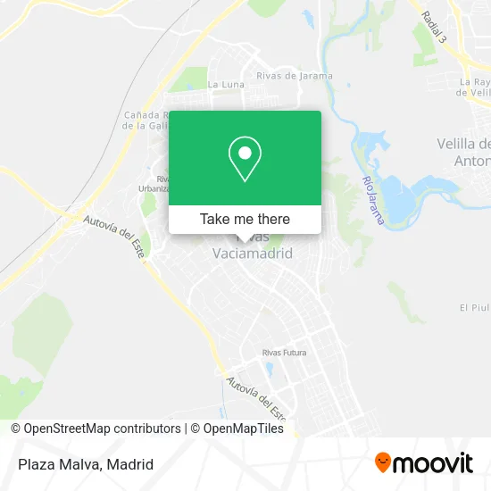 Plaza Malva map