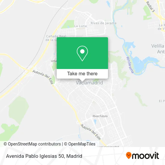 Avenida Pablo Iglesias 50 map