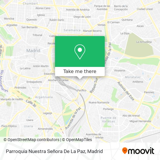 Parroquia Nuestra Señora De La Paz map