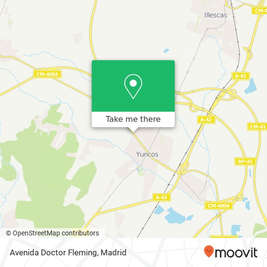 mapa Avenida Doctor Fleming