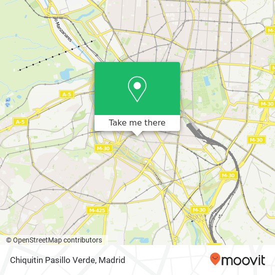 Chiquitin Pasillo Verde map