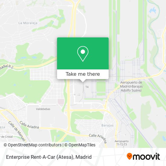 mapa Enterprise Rent-A-Car (Atesa)