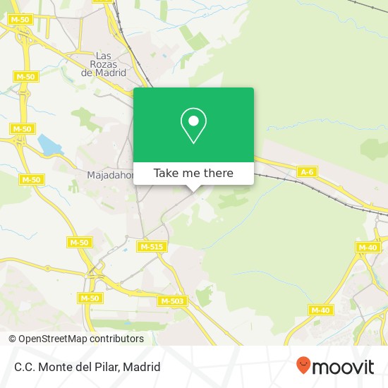 mapa C.C. Monte del Pilar