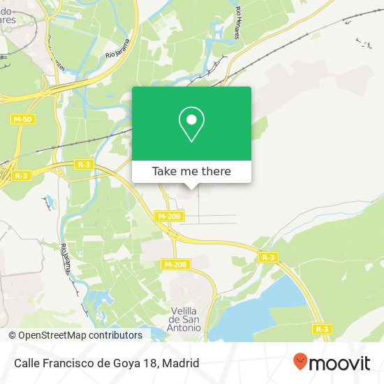 Calle Francisco de Goya 18 map