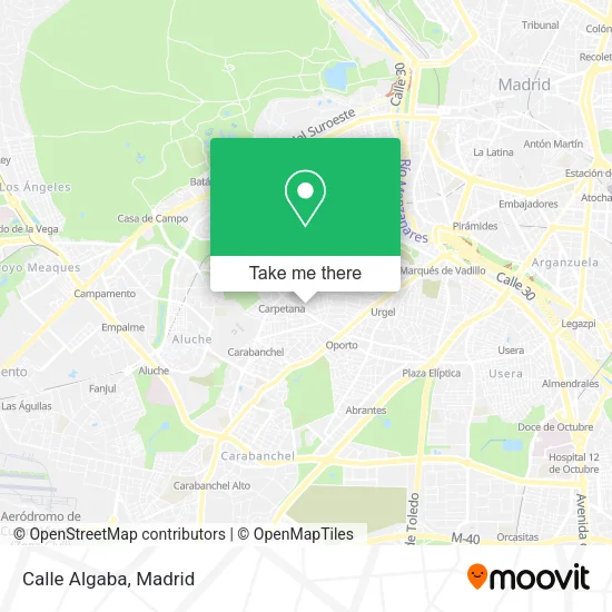 Calle Algaba map