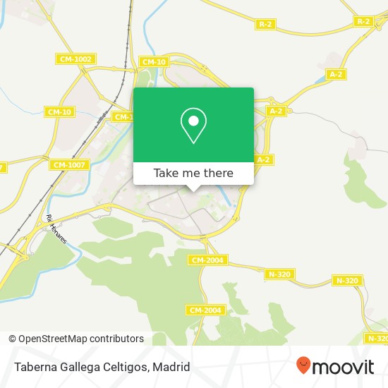 mapa Taberna Gallega Celtigos