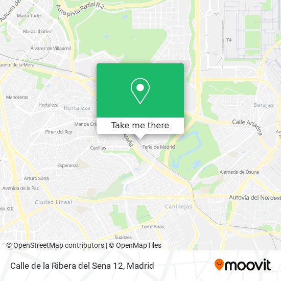 Calle de la Ribera del Sena 12 map
