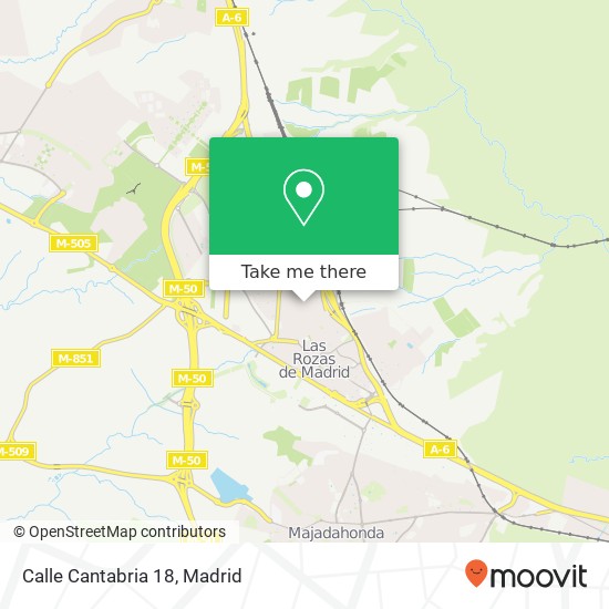 Calle Cantabria 18 map