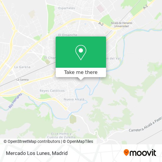 Mercado Los Lunes map