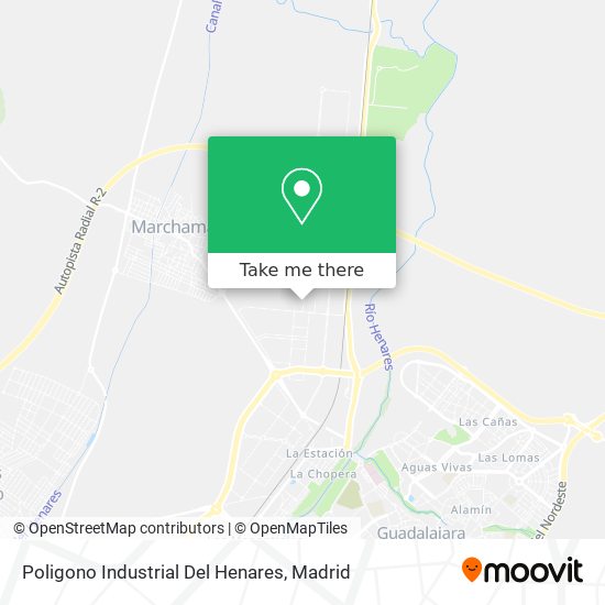 mapa Poligono Industrial Del Henares