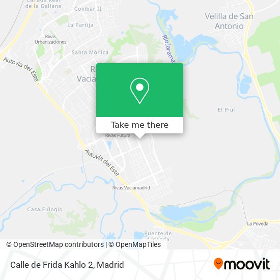 Calle de Frida Kahlo 2 map