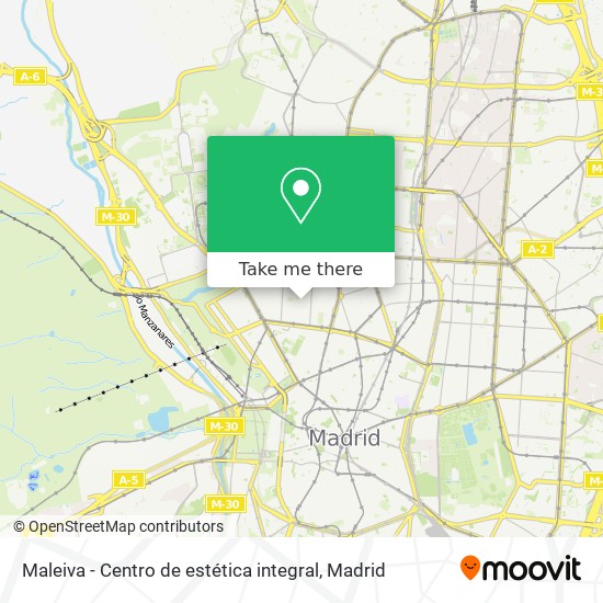 mapa Maleiva - Centro de estética integral