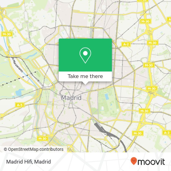 mapa Madrid Hifi