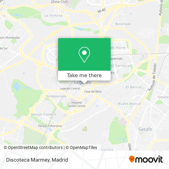 Discoteca Marmey map