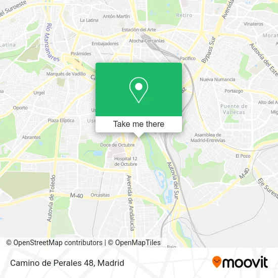Camino de Perales 48 map