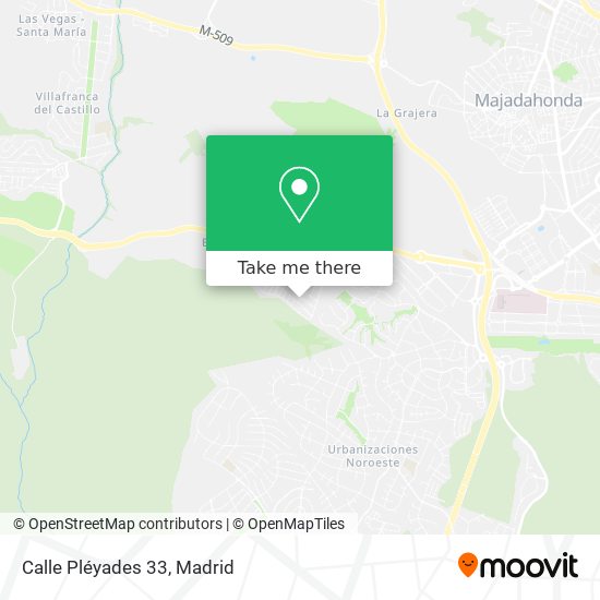 mapa Calle Pléyades 33