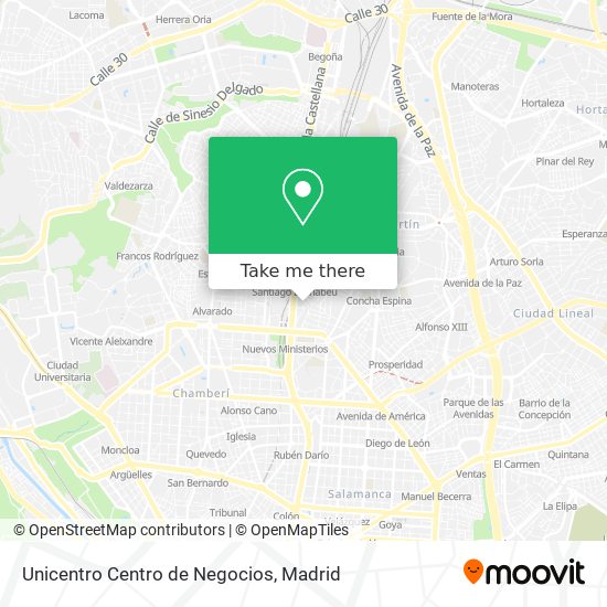 Unicentro Centro de Negocios map