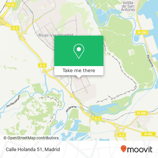 Calle Holanda 51 map