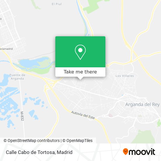 Calle Cabo de Tortosa map