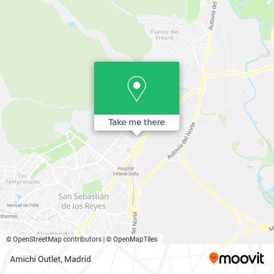 Amichi Outlet map