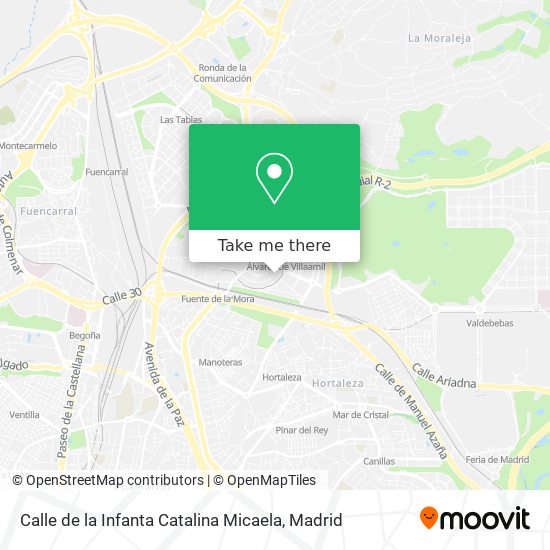 Calle de la Infanta Catalina Micaela map