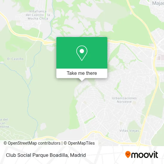 Club Social Parque Boadilla map